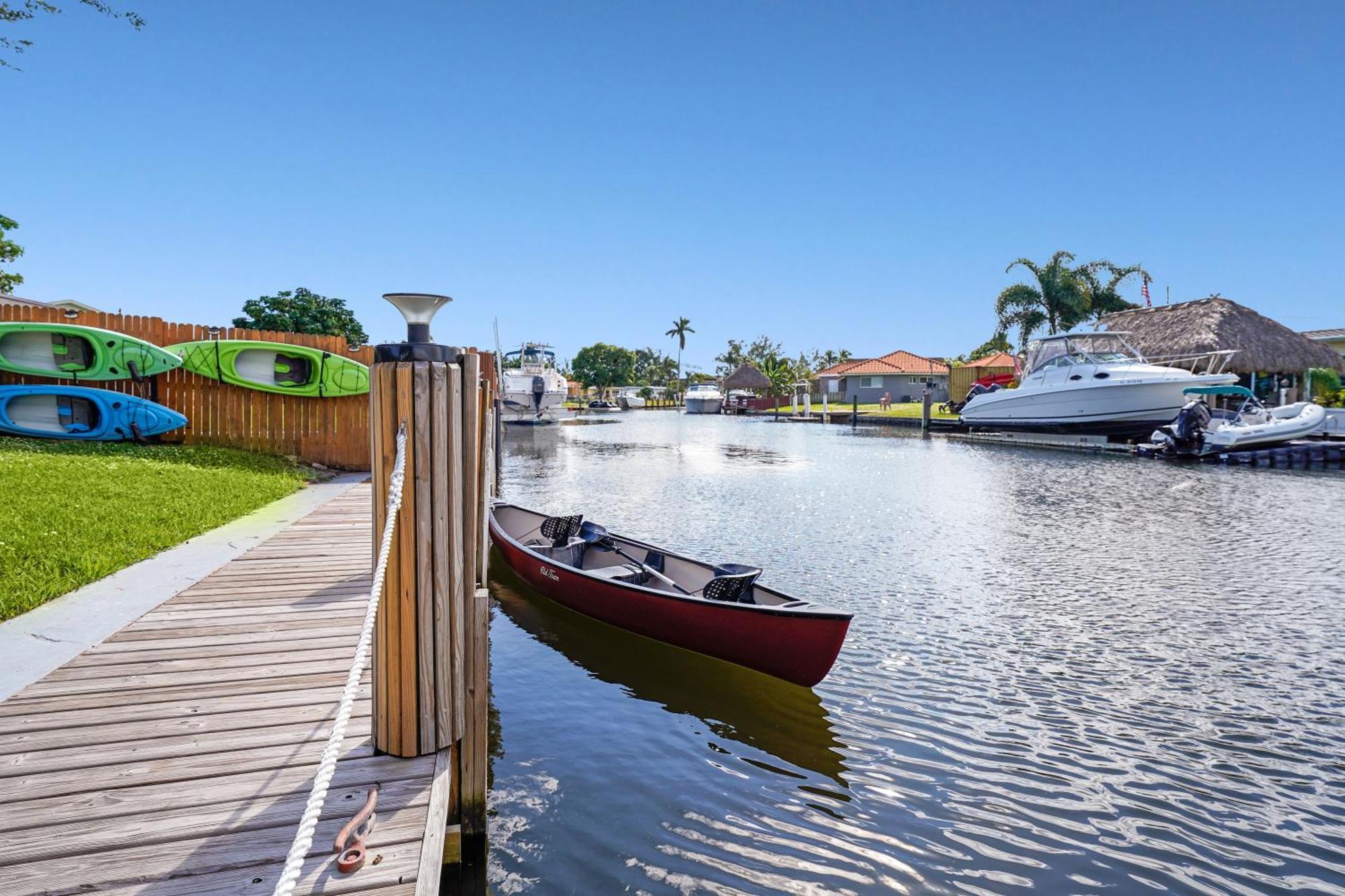 Waterfront Fll&Beaches, Bbq, Kayaks, Canoe Dania Beach Ngoại thất bức ảnh